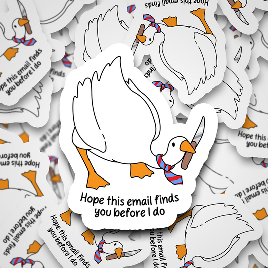 hope this email finds you before i do