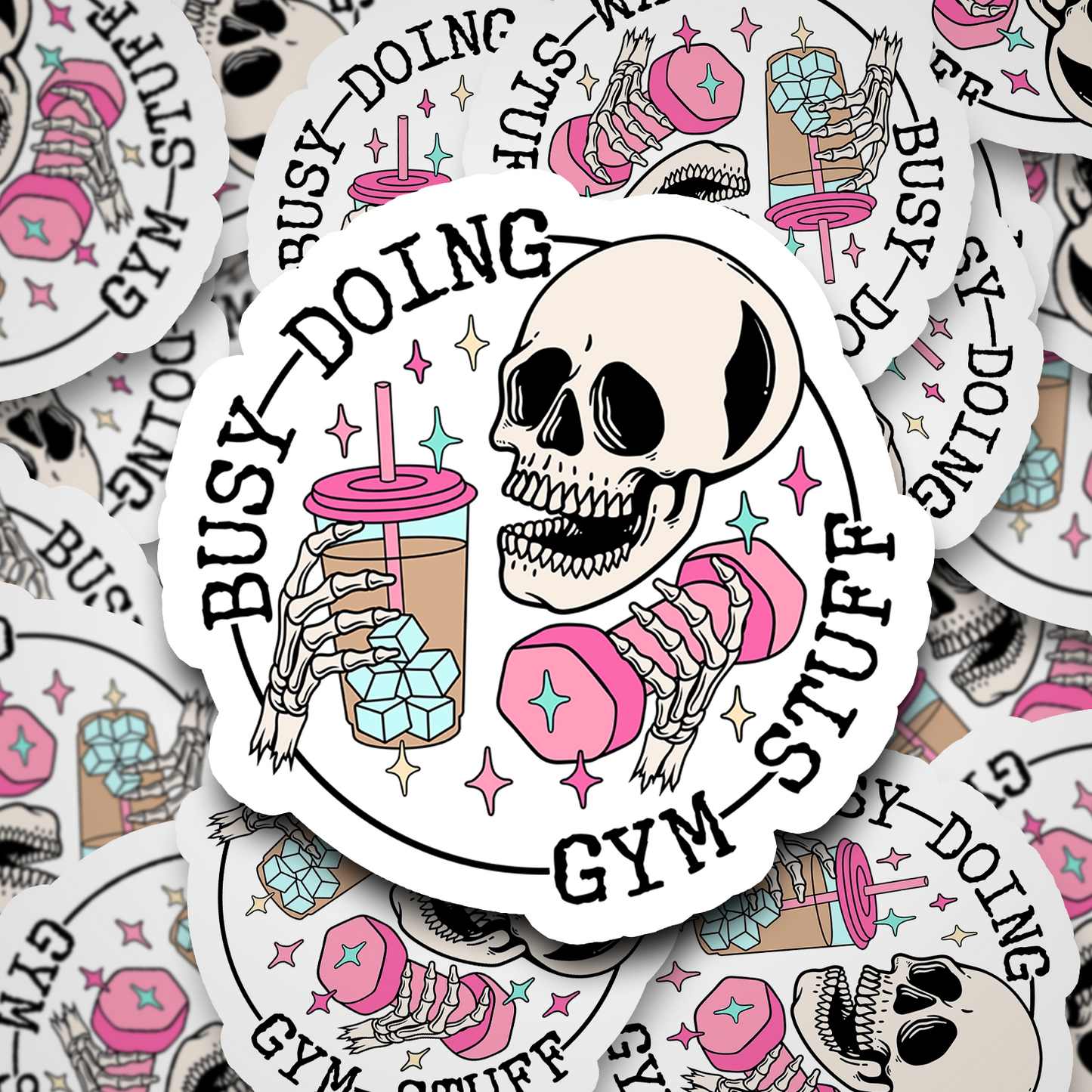 busy doing gym stuff