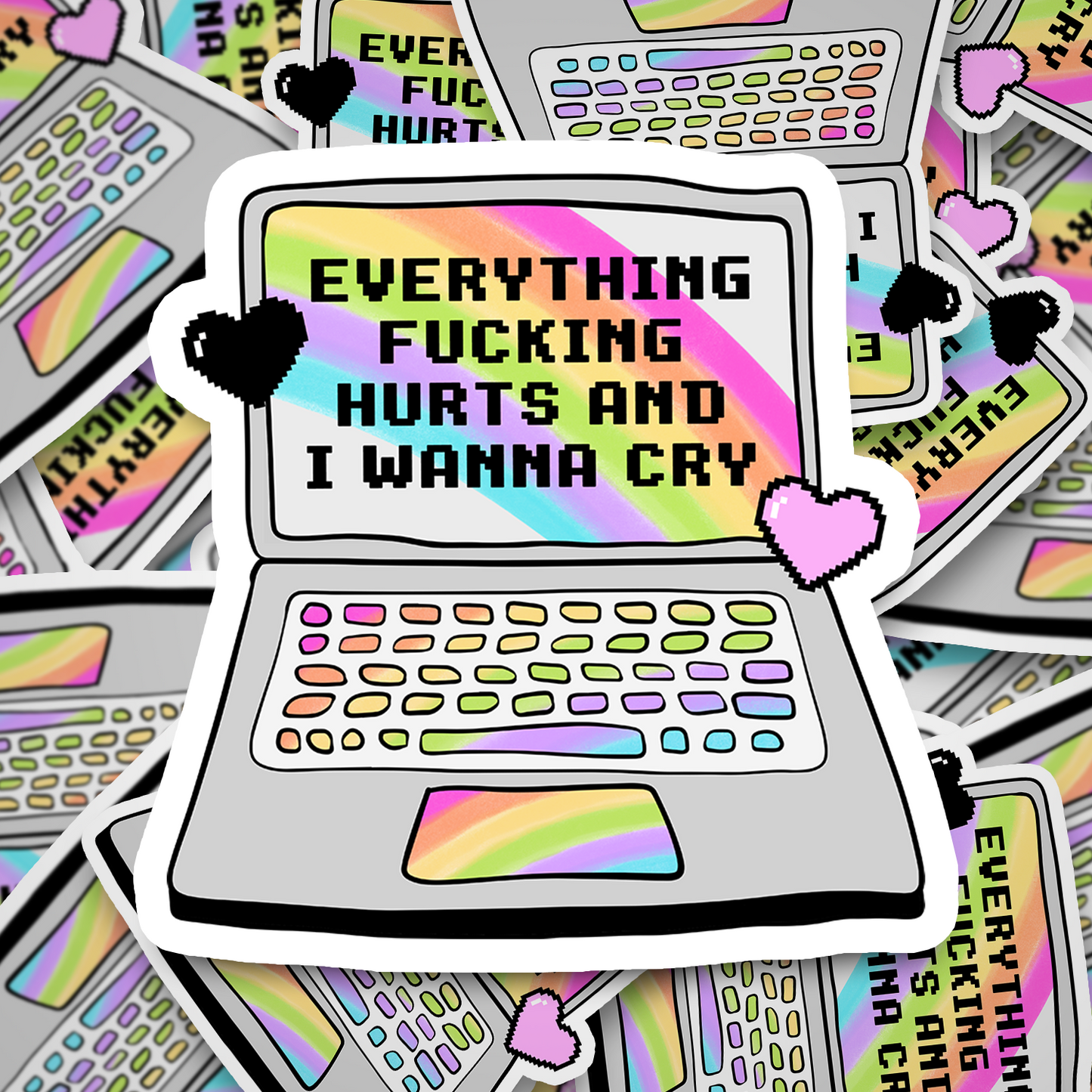 everything hurts and i wanna cry