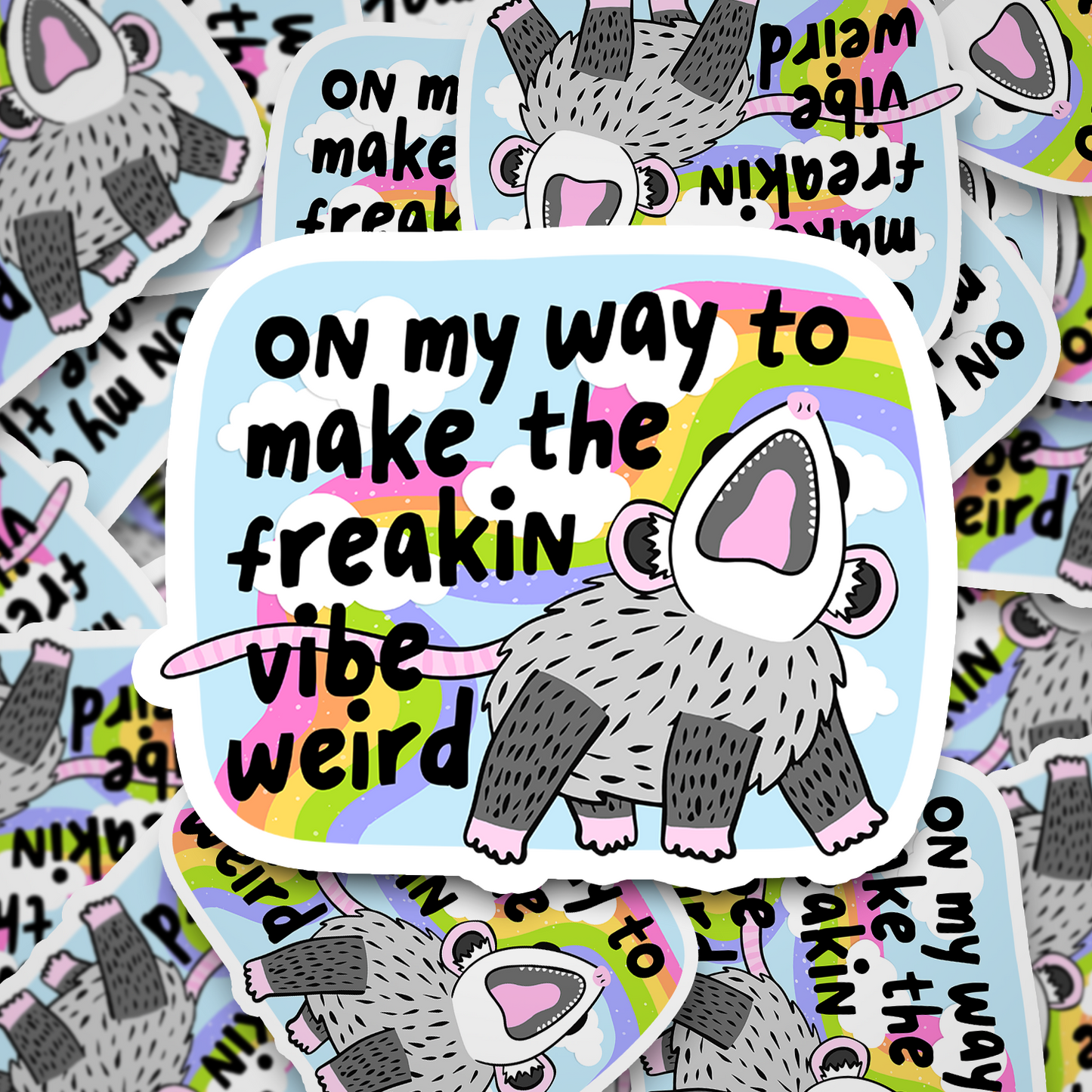 make the vibe weird