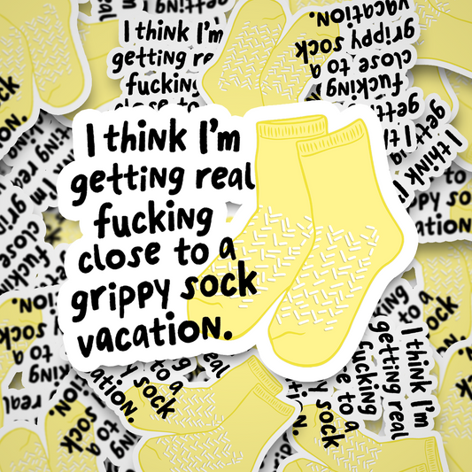 grippy sock vacation