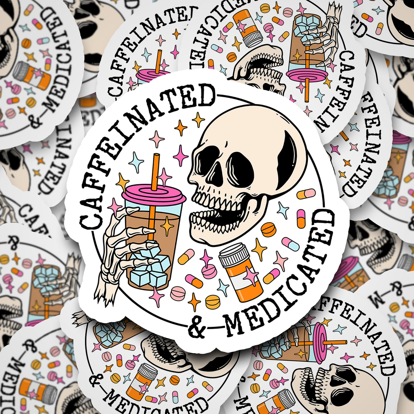 caffeinated and medicated