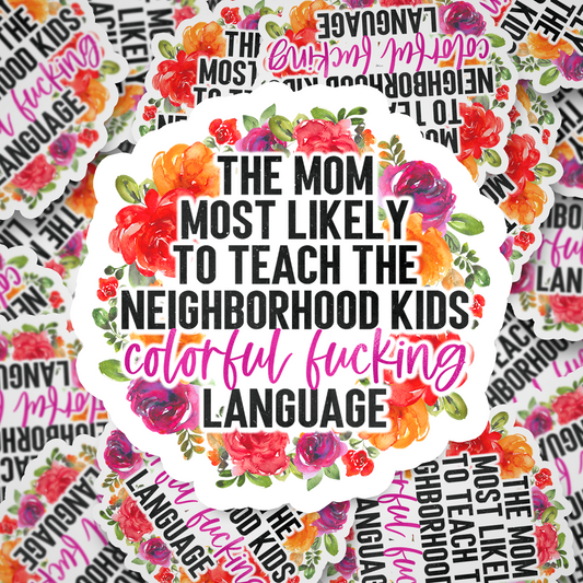 colorful language