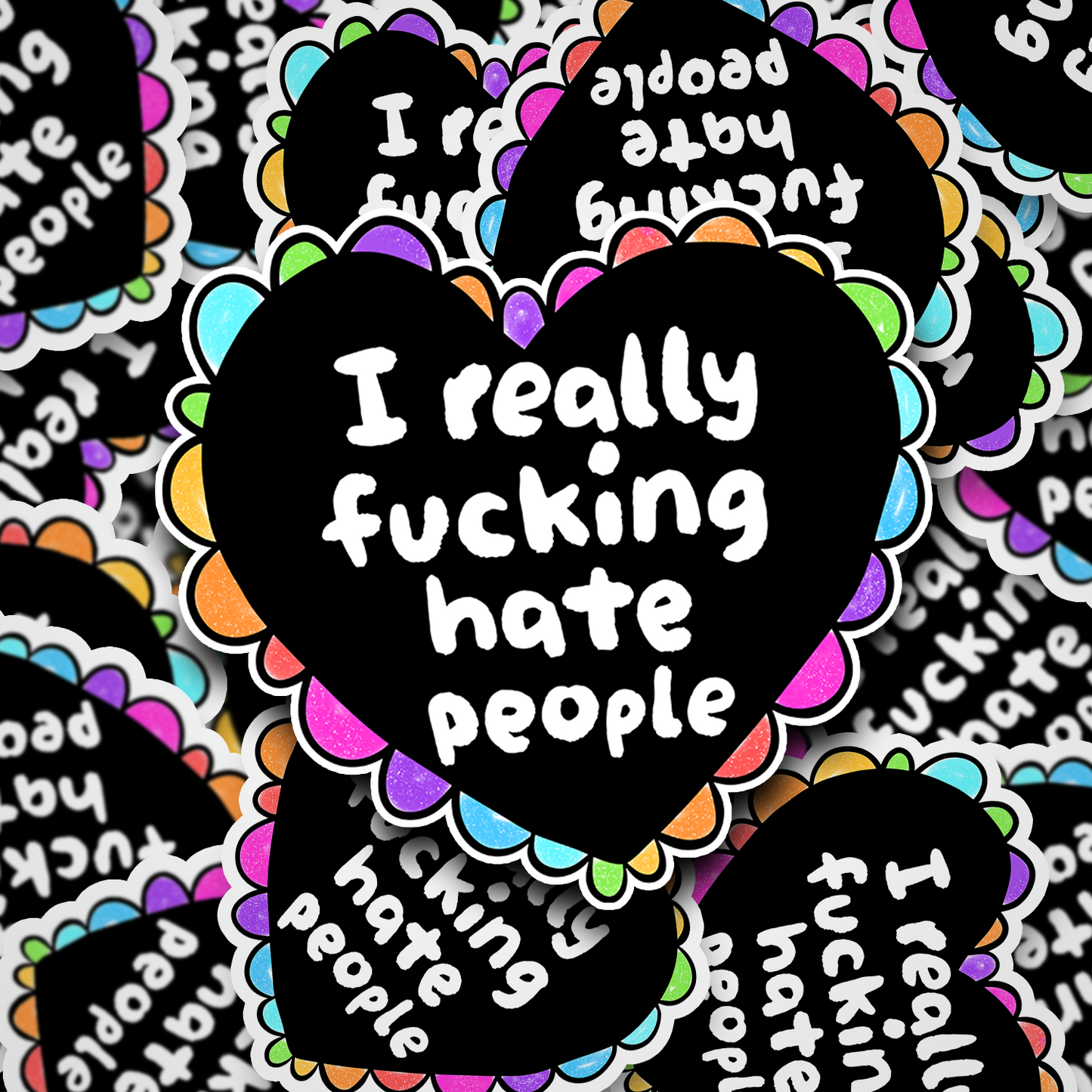 i really fucking hate people