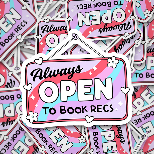 open to book recs